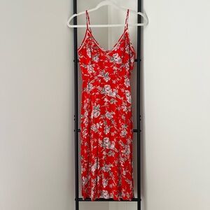 Lulus red slip dress